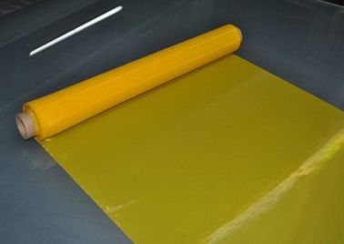 Chiny Siatka drukarska 80T z żółtego poliestru, do drukowania tkanin, 30-70 m / rolka dostawca