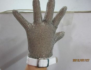 Rękawice kolczaste do cięcia, metalowe siatkowe rękawice ochronne odporne na przecięcia