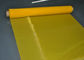 Żółta 64T - 55 mikronowa poliestrowa siatka do sitodruku do płytek drukowanych dostawca