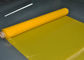 Żółta 64T - 55 mikronowa poliestrowa siatka do sitodruku do płytek drukowanych dostawca