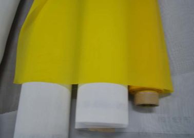 Siatka żółta 180T z siatką poliestrową ze skośnym / gładkim splotem 23 mikronów