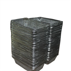 Rectangular Wire Mesh Basket , Stainless Steel Woven Wire Mesh Basket