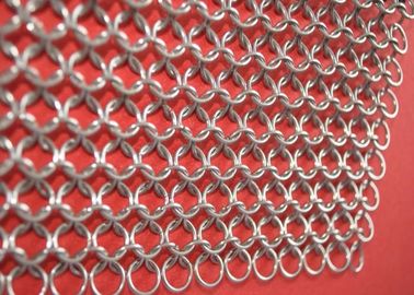 Stainless Steel Chainmail Scrubber Eco Friendly for Kitchen Pot / Pan Cleaning 