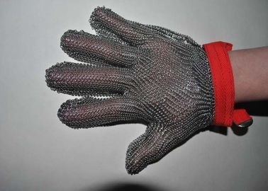 Security Protective Stainless Steel Mesh Hand Glove Anti - Corrosion For Butcher
