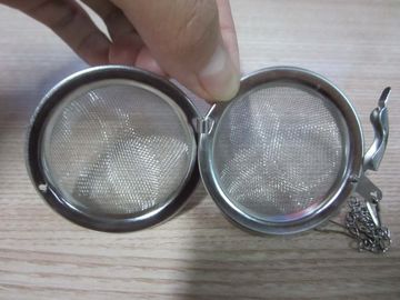 Lightweight stainless steel air filter Tea Ball With Corrosion Resistant , Halogen Material