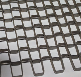 SGS Wire Honeycomb Conveyor Belt With Stainless Steel / Carbon Steel Material