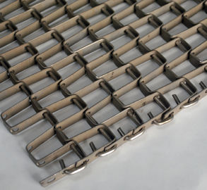 SGS Wire Honeycomb Conveyor Belt With Stainless Steel / Carbon Steel Material