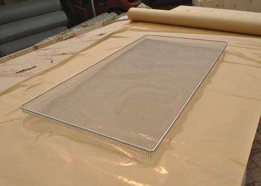 Metal Oven Wire Mesh Tray For Food Baking , Stainless Steel Wire Tray Customized Size
