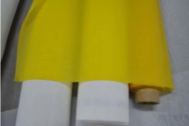 Plain Weave 165T Screen Printing Fabric Mesh , Monofilament Polyester Mesh 