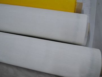 Low Elasticity White Silk Screen Mesh Roll With Monofilament Polyester High Tension
