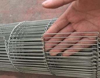 316SS Flat Flext Wire Mesh Conveyor Belting , Metal Rod Network Ladder Belt