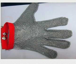 Cut Resistant Stainless Steel Gloves Metal Welded For meat industry