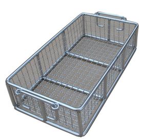 Metal Stainless Steel Wire Basket For Fruit Washing / Frying /Steaming